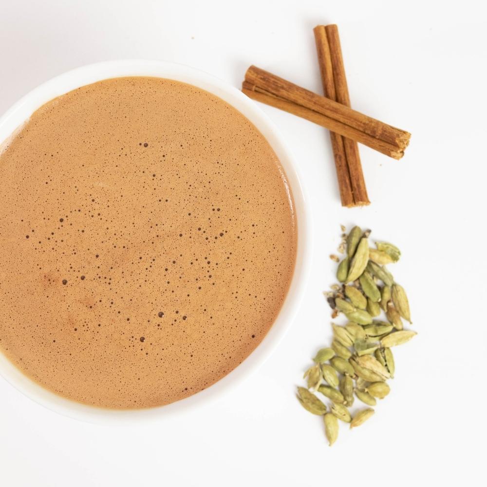 Cinnamon cardamom hot chocolate