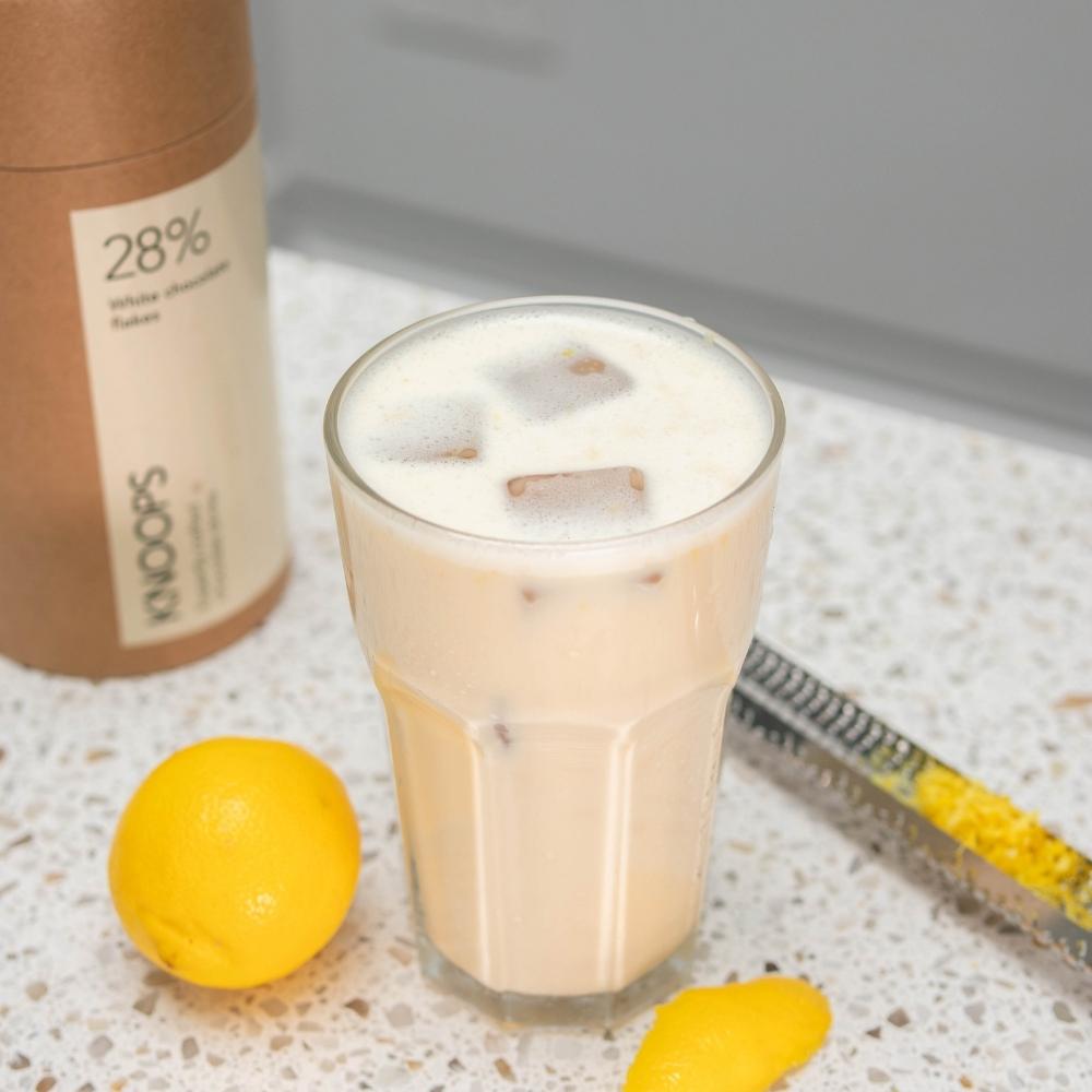 Lemon white iced chocolate
