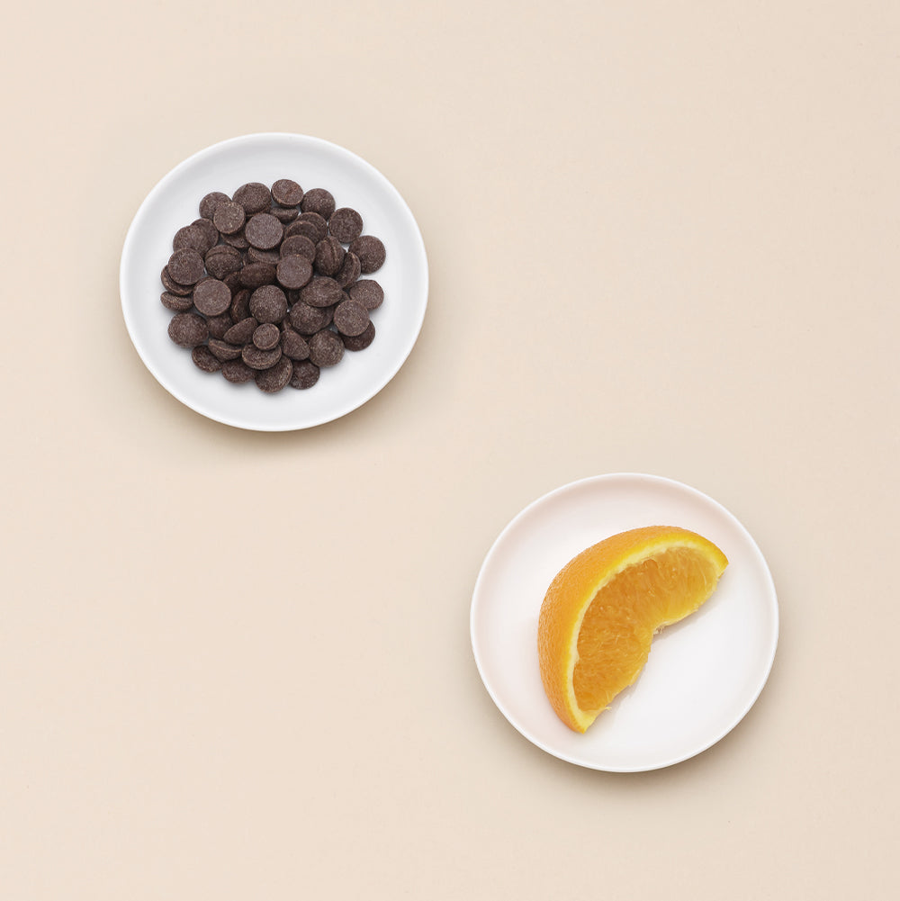 54% and orange ingredients