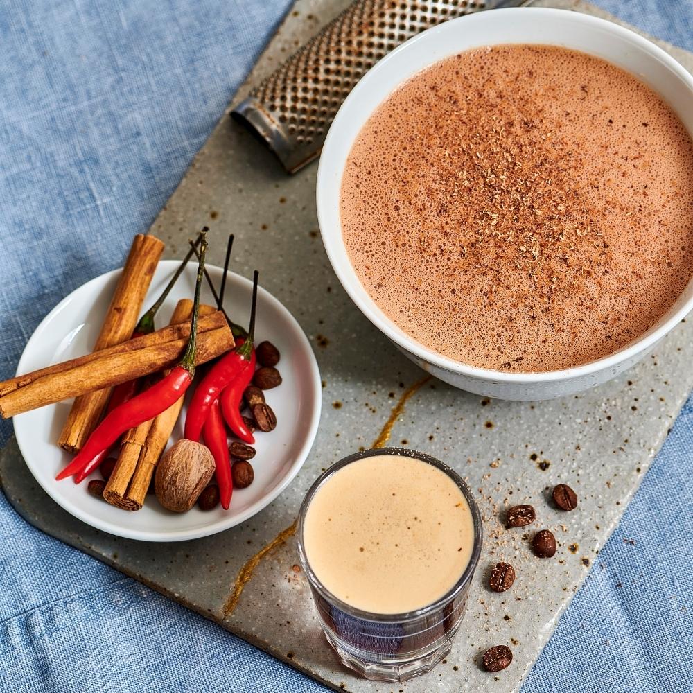 Spiced mocha ingredients