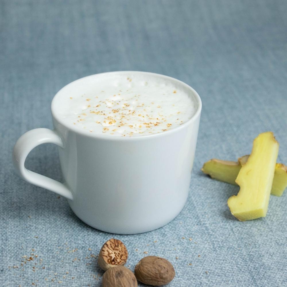 Nutmeg ginger white hot chocolate