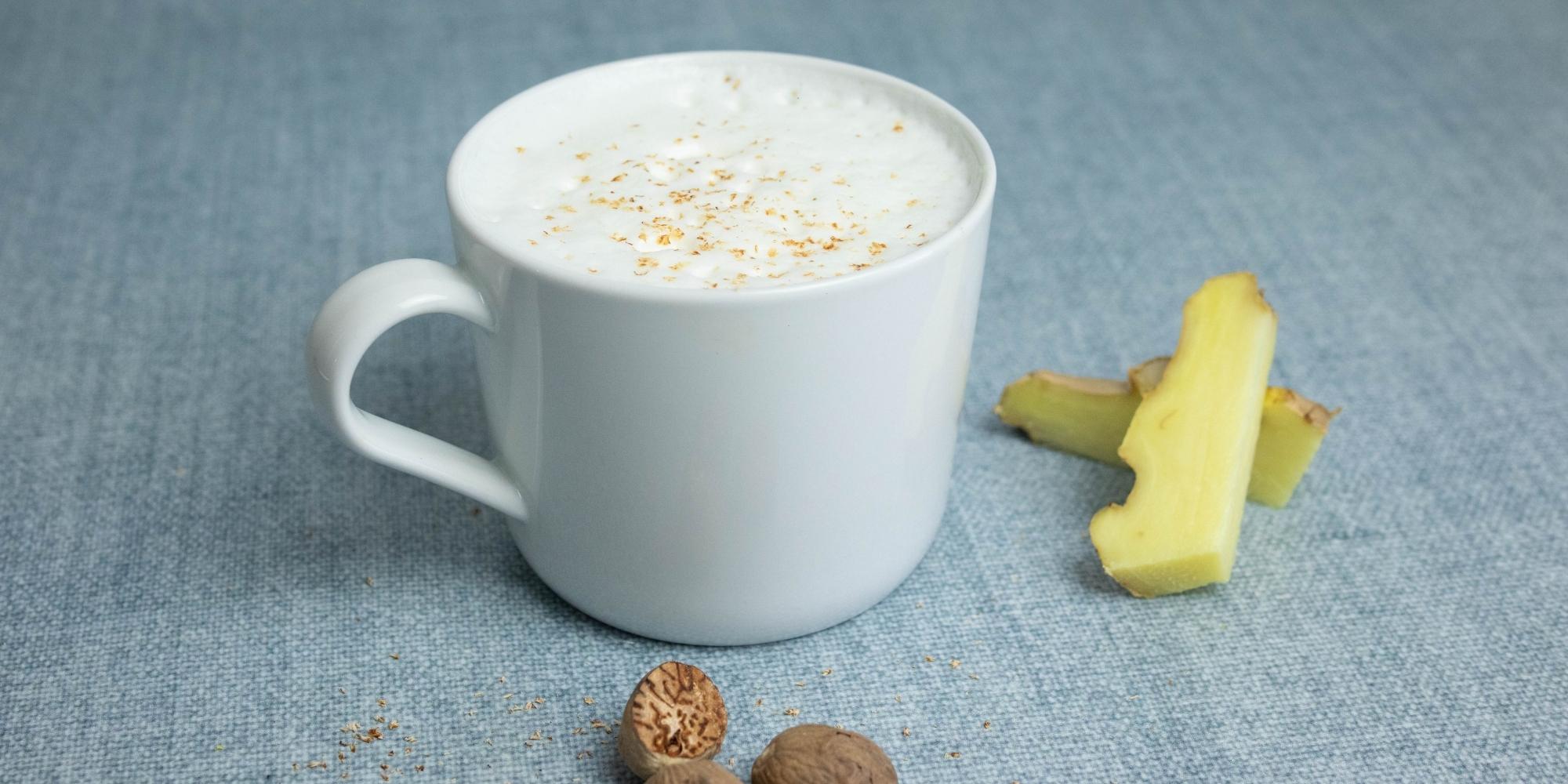 Ginger nutmeg white hot chocolate