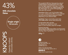 Load image into Gallery viewer, Milk hot chocolate flakes | 43% | Venezuela