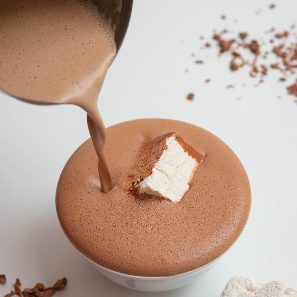 Smeg hot chocolate maker with chocolate