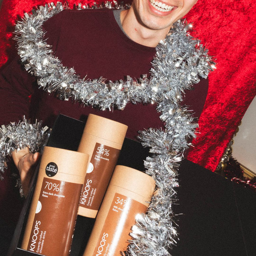 Christmas hot chocolate gifts by Knoops