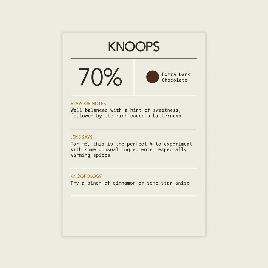 Extra dark hot chocolate flakes | 70% | Blend