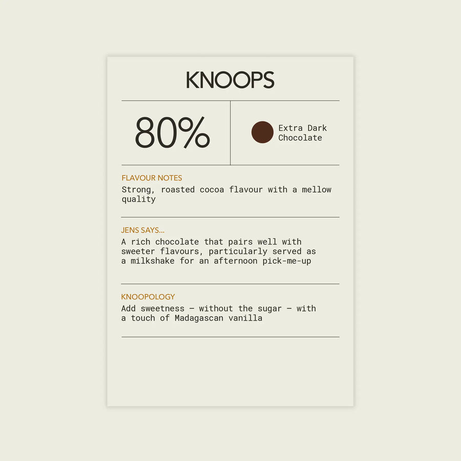 Extra dark hot chocolate flakes | 80% | Blend