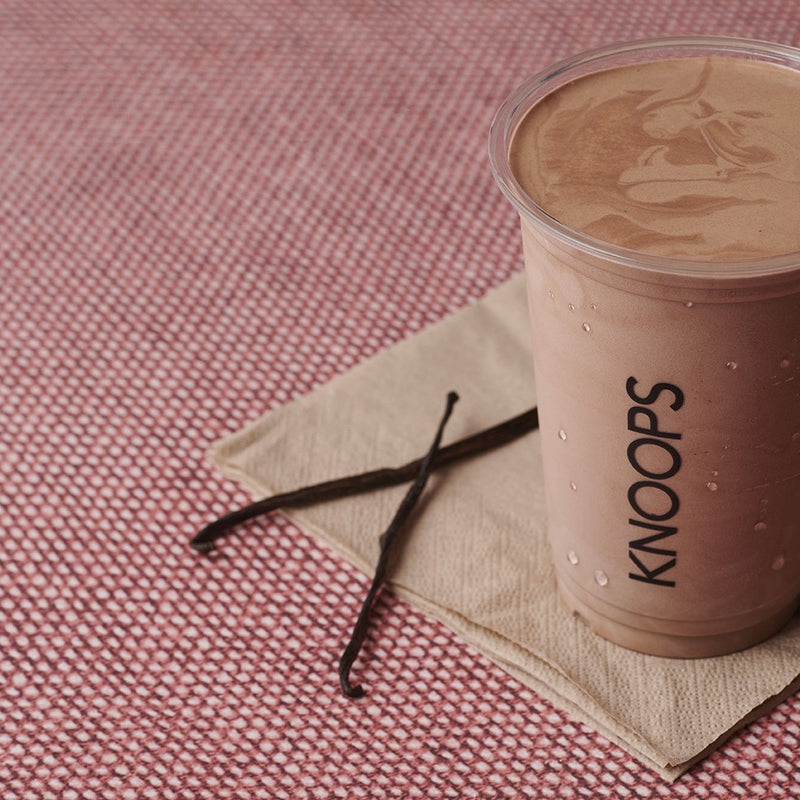 Chocolate milkshake with vanilla 