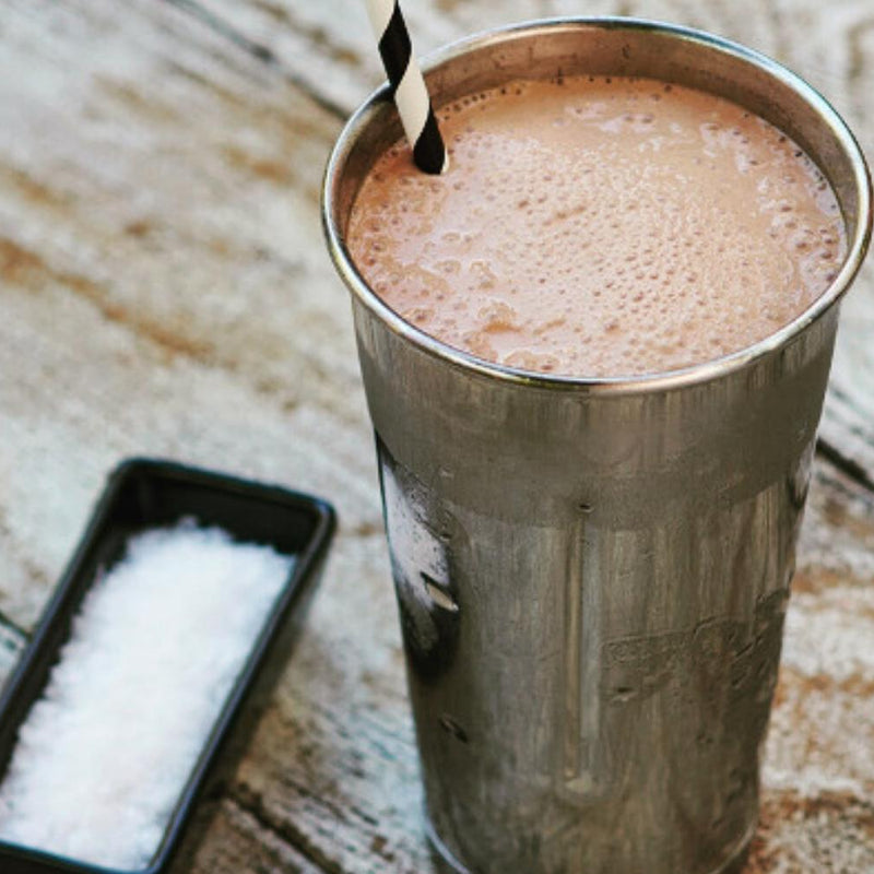 Sea salt chocolate milkshake