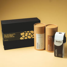 Load image into Gallery viewer, Hot chocolate shaker, flakes and marshmallows gift set