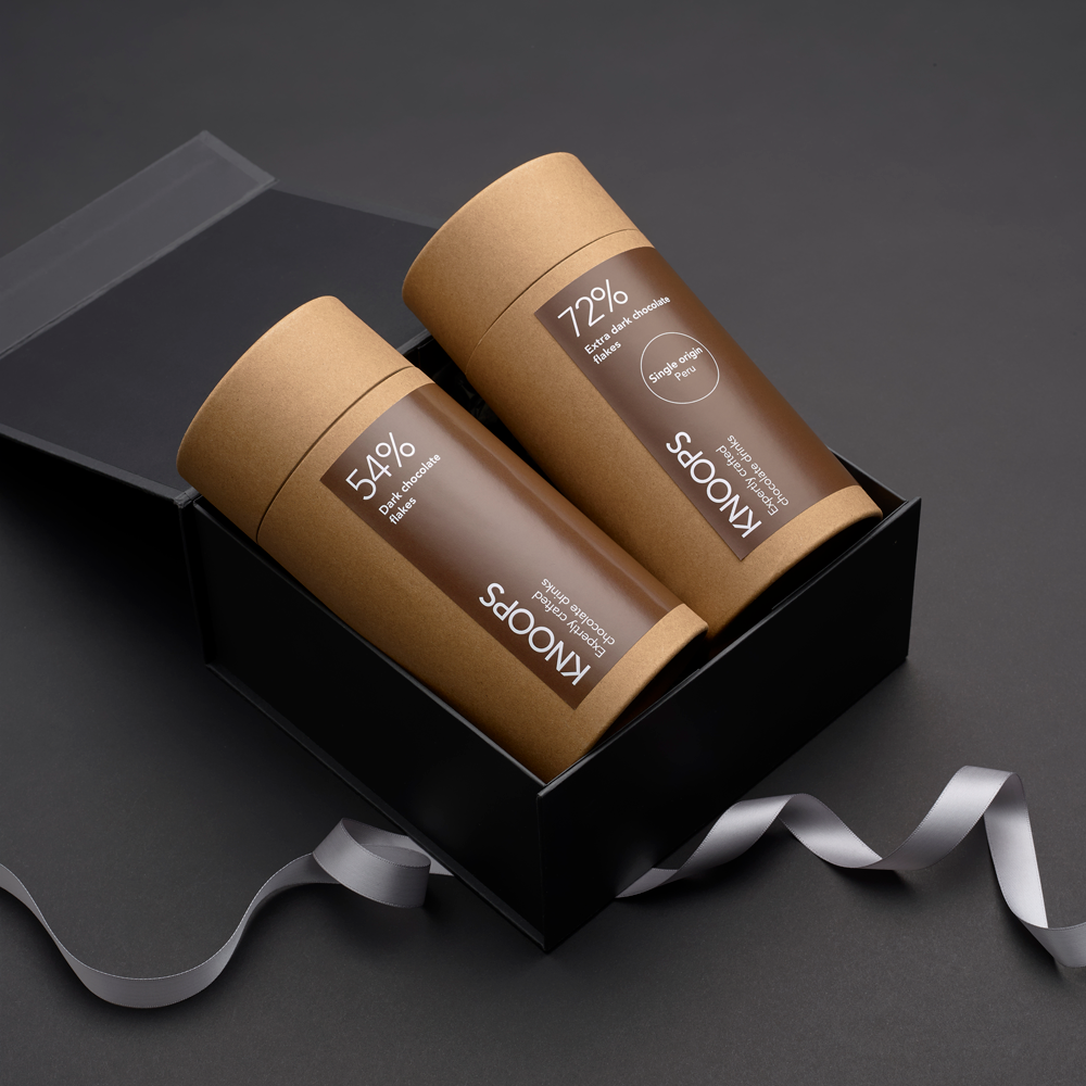 Vegan hot chocolate gift set